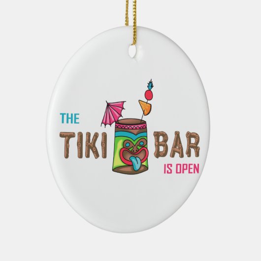 Tiki Bar Keramik Ornament (Rechts)