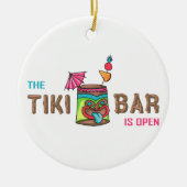 Tiki Bar Keramik Ornament (Vorne)