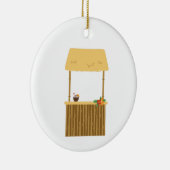 Tiki Bar Keramik Ornament (Rechts)