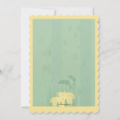 Tiki Bar mit Delphinen Einladung (Rückseite)