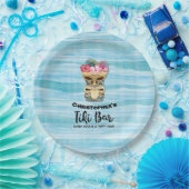 Tiki Bar Mit Monogramm Party Napkins Pappteller (Party)