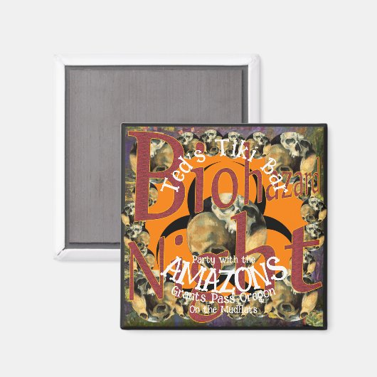 Tiki Bar Party mit den Amazonen auf den Mudflats Magnet (Vorderseite/Rückseite)