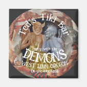 Tiki Bar Party mit den Dämonen auf den Mudflats Magnet (Vorne)