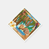 Tiki Bar Party Serviette (Ecke)