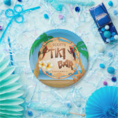 Tiki Bar - Personalisiert Pappteller (Party)