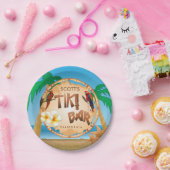 Tiki Bar - Personalisiert Pappteller (Party)