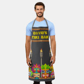 Tiki-Bar Personalisiert Schürze (Getragen)