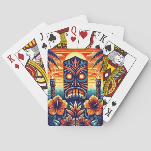 Tiki Bar Playing Cards Spielkarten (Rückseite)