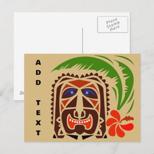 Tiki Bar, Postkarte (Vorne/Hinten)