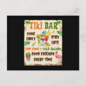 Tiki Bar Postkarte (Vorderseite)