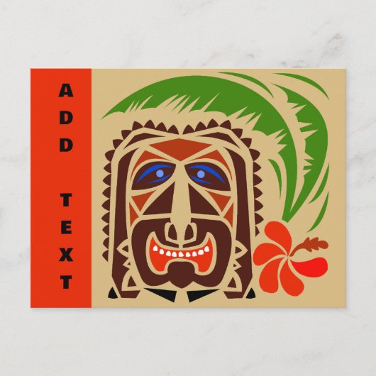 Tiki Bar, Postkarte (Vorderseite)