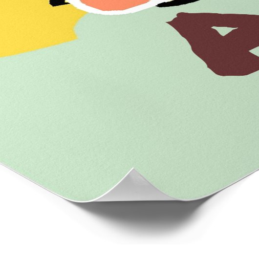 Tiki Bar Sign Poster (Ecke)