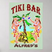 Tiki Bar Sign Poster (Vorne)