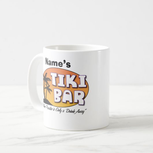 Tiki Bar Tasse (Vorderseite Links)
