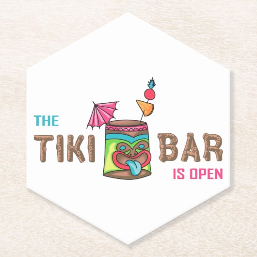 Tiki Bar Untersetzer (Vorderseite)