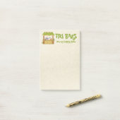 Tiki Bars sind mein glücklicher Ort Post-it Klebezettel (Auf Schreibtisch)