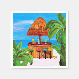 Tiki Beach Bar napkins Serviette
