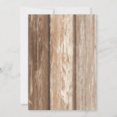 Tiki Beach Bar | Sonnenuntergang im Tropenmeer Geb Einladung (Rückseite)