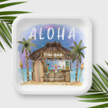 Tiki Beach Bar Tropical Baby Dusche