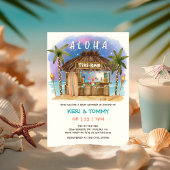 Tiki Beach Bar | Tropical Moon Sea Babydusche Einladung