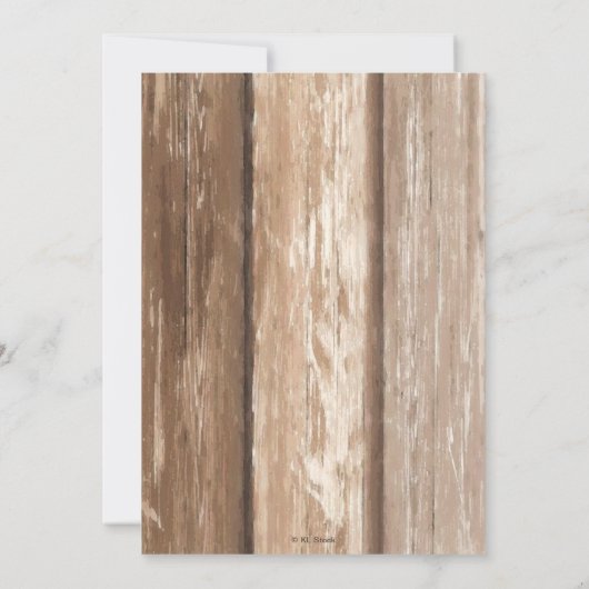 Tiki Beach Bar | Tropische Sunset-Engagement-Parte Einladung (Rückseite)