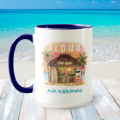 Tiki Beach Santa Mele Kalikimaka Weihnachten Tasse