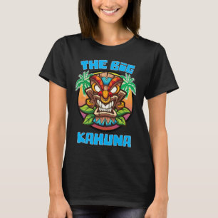 Tiki Big Kahuna Lustiger Hawaiian Vatertag Urlaub T-Shirt