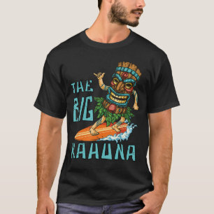 Tiki Big Kahuna Surfer Lustig Tropical Hawaiian Va T-Shirt