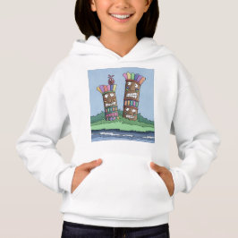 Tiki Bird Rosenknospe Hoodie
