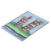 Tiki Bird-Rosenknospe-Notebook Notizblock (Linke Seite)