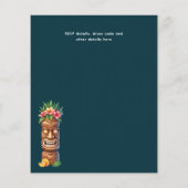 TIKI BIRTHDAY Tropical Luau Hawaiian Party (Rückseite)