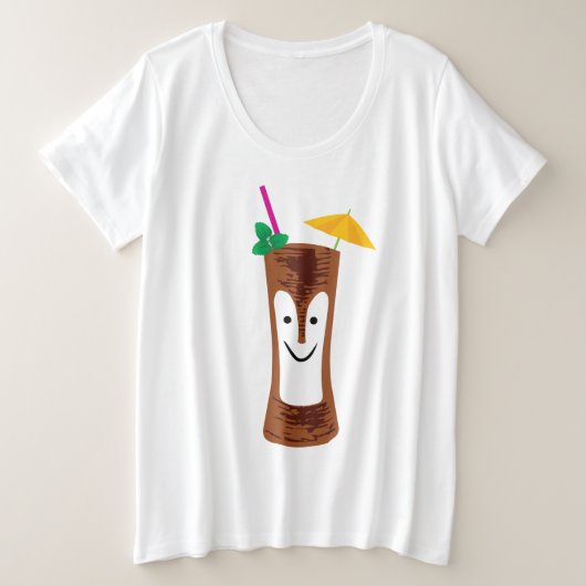 Tiki-Bob Große Größe T-Shirt (Design vorne)