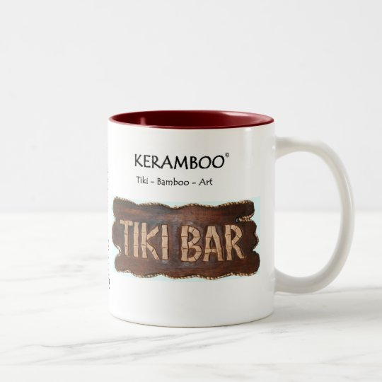 Tiki Coffee Mug / Kaffee Becher Zweifarbige Tasse