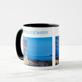 Tiki Couple & Spirits, Big Island, Hawaii, Tasse