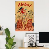 Tiki Dogs Poster (Heimbüro)