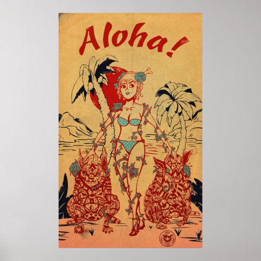 Tiki Dogs Poster (Vorne)