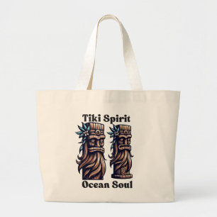 Tiki-Geist, Ozean-Seele Jumbo Stoffbeutel