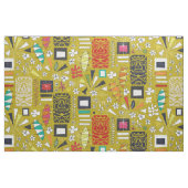 tiki Gelb Stoff (Fat Quarter (45,7 x 55,9 cm))