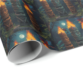 Tiki-Geschenkpapier Geschenkpapier