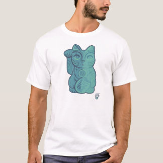 Tiki glückliches Katzen-T-Shirt T-Shirt
