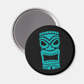 Tiki God Magnet (Vorderseite/Rückseite)