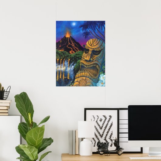 Tiki God Poster (Heimbüro)