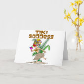 TIKI GODDESS KARTE (Gelbe Blume)