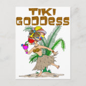 TIKI GODDESS POSTKARTE (Vorderseite)