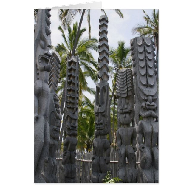 Tiki Guardians at Place of Refuge - Karte (Vorne)