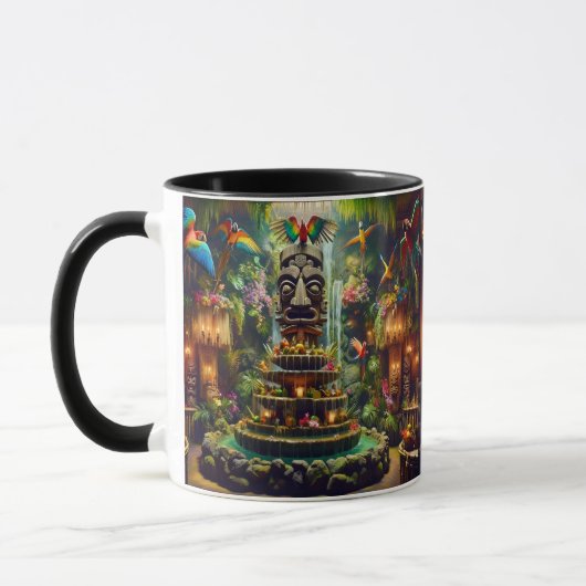 Tiki Haven Tropical Serenade Oasis  Tasse (Links)