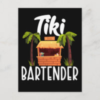 Tiki Hawaii Barkeeper Funny Tahitian Drink Mixer