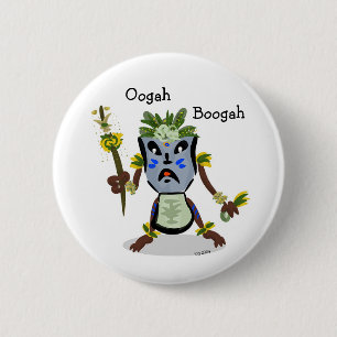 Tiki Hito Eingeboren-Knopf Button