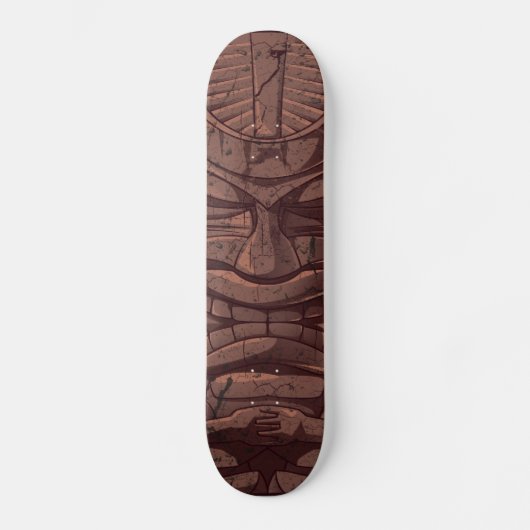 Tiki hölzernes Statuts-Skateboard Skateboard (Vorderseite)
