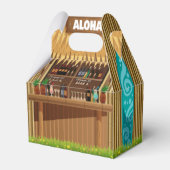 Tiki Hut Bamboo Aloha Island Dive Bar Geschenkschachtel (Rückseite)